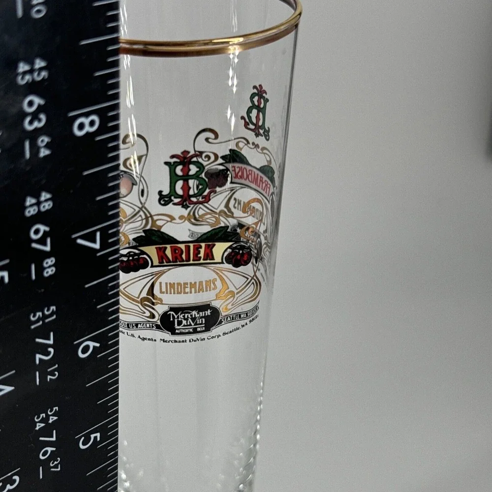 Beer‎ Liquor Glasses Lot of 5 Market St Seagrams Kriek King Stefans Barware